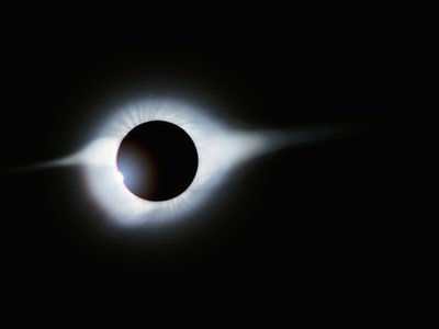 Solar Eclipse With "Diamond Ring" Feature
