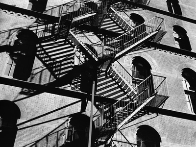 Buy Fire Escapes and Shadows, New York, 1944 at AllPosters.com