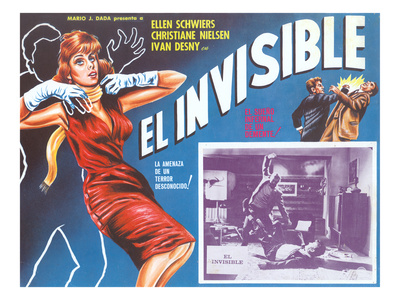 Mexican Movie Poster for the Invisible Man