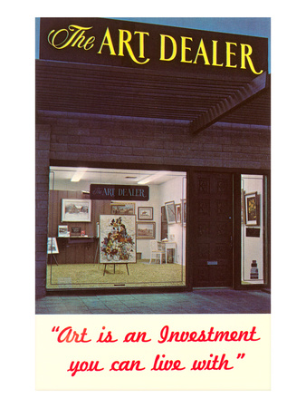 The Art Dealer, Shop Window, Retro