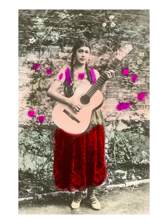 Senorita with Guitar