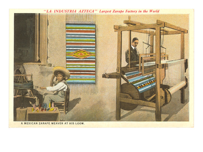 Serape Weavers, Mexico