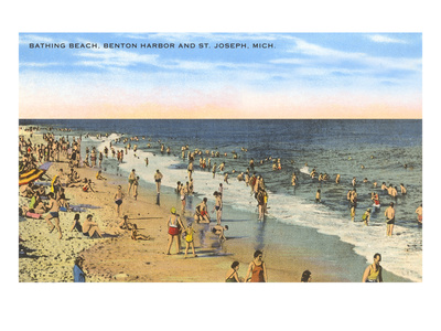 Beach, Benton Harbor, Michigan
