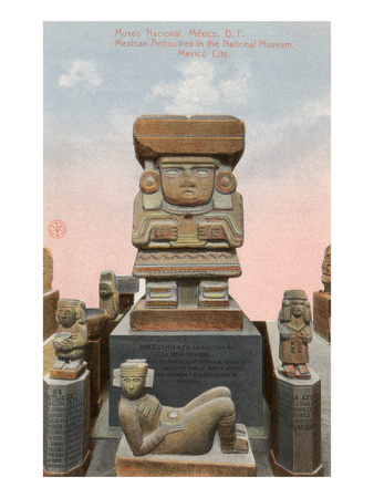 Chalchiutlicue Statue, National Museum, Mexico City