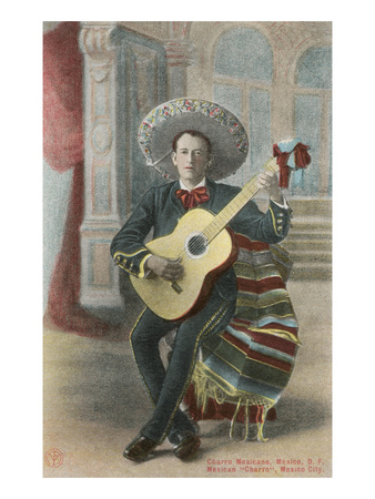Charro Playing Guitar, Mexico