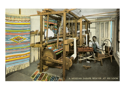 Serape Weavers, Mexico
