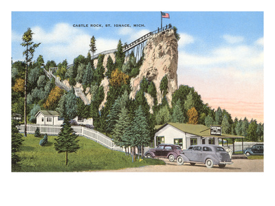 Castle Rock, St. Ignace, Michigan