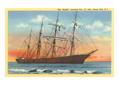 Sindia, Full-Rigged Clipper, Ocean City, New Jersey