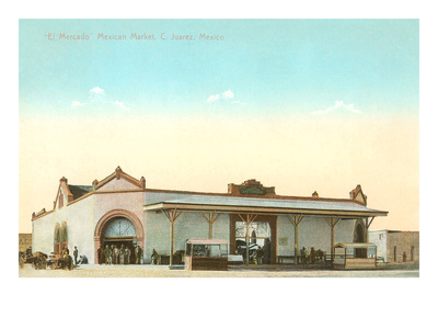 Early Market in Juarez, Mexico
