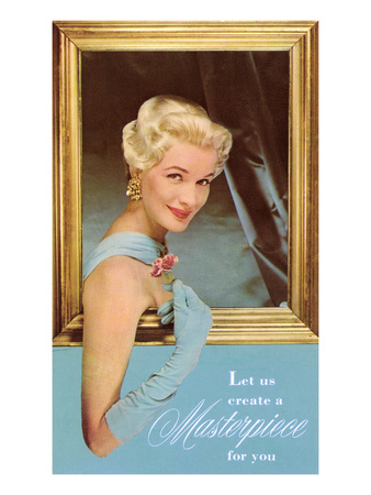 Platinum Blonde Carrying Frame, Retro