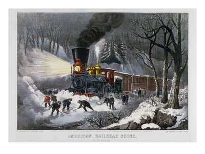 Railroad Snow Scene, 1872