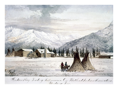 Trading Outpost, c 1860.