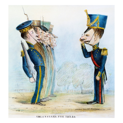 Cartoon: Mexican War, 1846