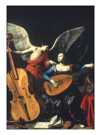 St. Cecilia And The Angel