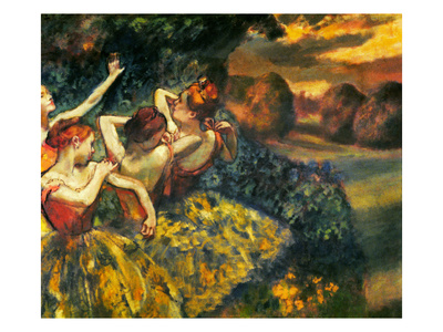 Degas: Four Dancers, C1899