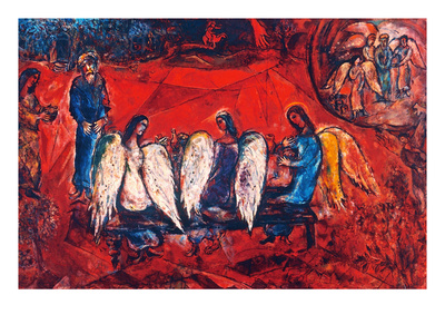 Chagall: Abraham/Angels