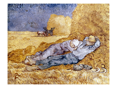 Van Gogh: Noon Nap, 1889-90