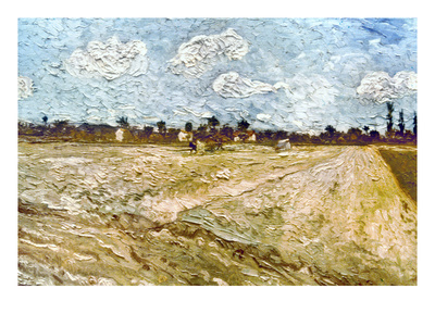 Van Gogh: Fields, 1888