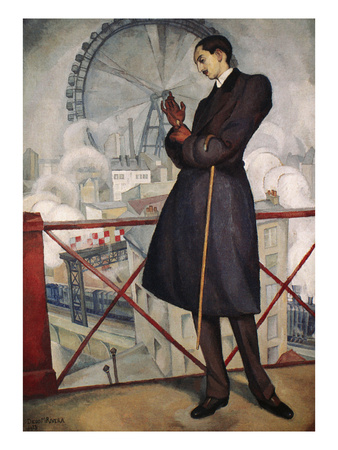 Adolfo Best-Maugard (1891-1965). Mexican Artist. Oil On Canvas By Diego Rivera, 1913