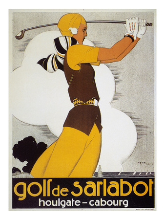 Golf, Female, 1930 Poster
