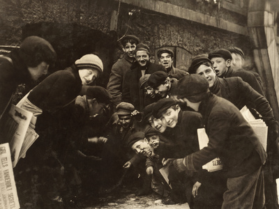 Buy Boys Shooting Craps, C1910 at AllPosters.com