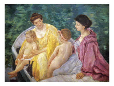Cassatt: The Swim, 1910 Poster