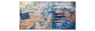 Hassam: Flag Day, 1917