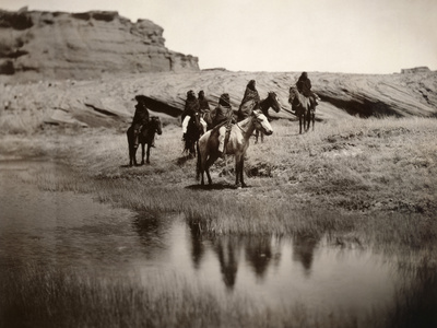 Buy Navajo On Horseback, C1904 at AllPosters.com