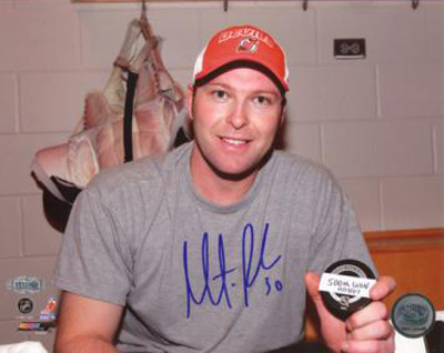 Martin Brodeur Locker Room After 500th Win