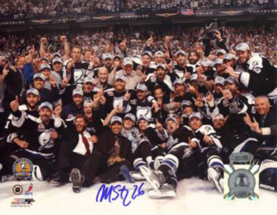 Martin St. Louis Tampa Bay Lightning 2004 SC Celebration Poster