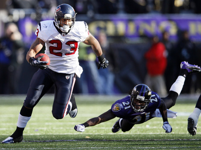 Buy Baltimore Raven and Houston Texans: Lardarius Webb and Arian Foster at AllPosters.com