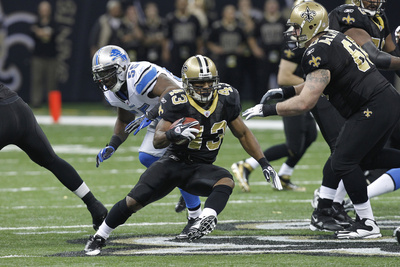 Detroit Lions and New Orleans Saints: Darren Sproles Poster
