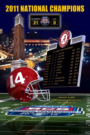 Buy Alabama 2011 National Champions at AllPosters.com