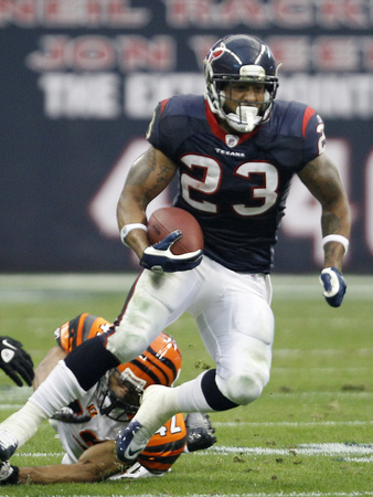 Houston Texans and Cincinnati Bengals: Arian Foster, Chris Crocker Poster