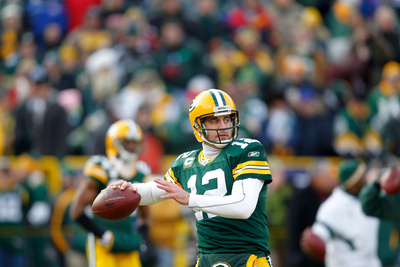 Green Bay Packers and New York Giants: Aaron Rodgers Poster