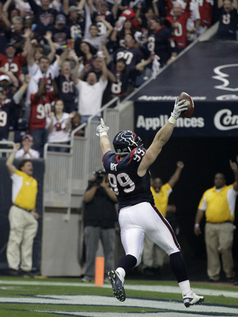 Houston Texans and Cincinnati Bengals: J.J. Watt Poster