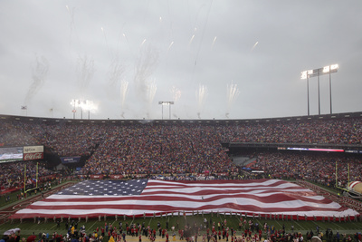New York Giants and San Francisco 49ers - Jan. 22, 2012: Candlestick Park Poster