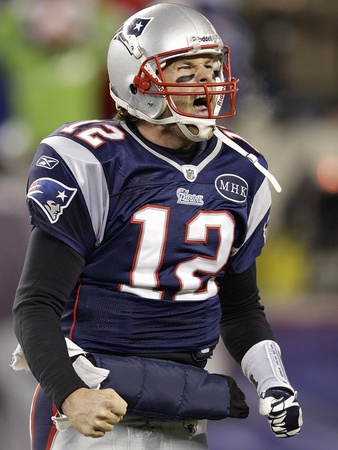 Baltimore Ravens and New England Patriots - Jan. 22, 2012: Tom Brady Poster