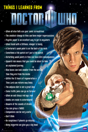 Doctor Who - Things I Learned