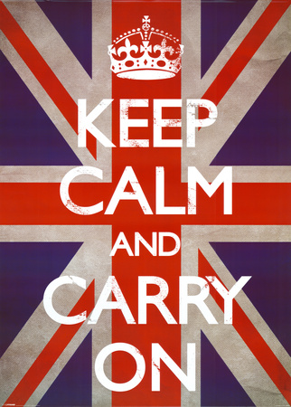 Buy Keep Calm & Carry On - Union Jack at AllPosters.com