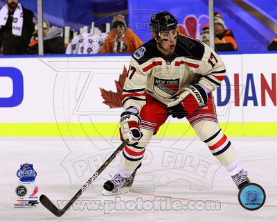 Brandon Dubinsky 2012 NHL Winter Classic Action Poster