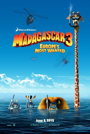 Madagascar 3 Double-sided poster