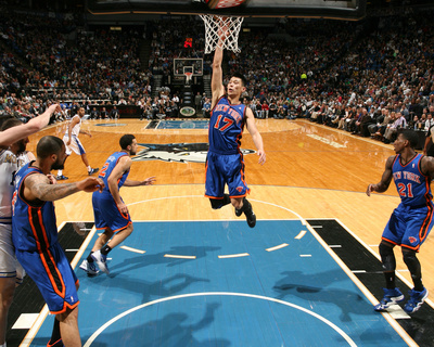 Buy New York Knicks v Minneapolis Timberwolves, Minneapolis, MN, Feb 11: Jeremy Lin at AllPosters.com