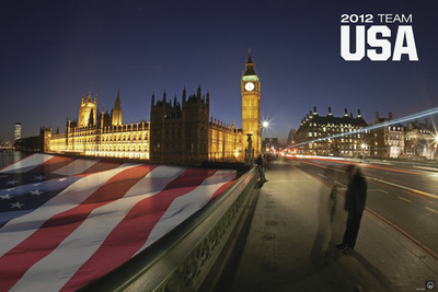 Buy London 2012 Olympics - Team USA - Flag at AllPosters.com