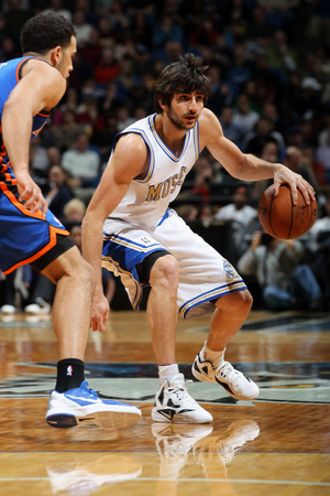 New York Knicks v Minneapolis Timberwolves, Minneapolis, MN, Feb 11: Ricky Rubio, Landry Fields