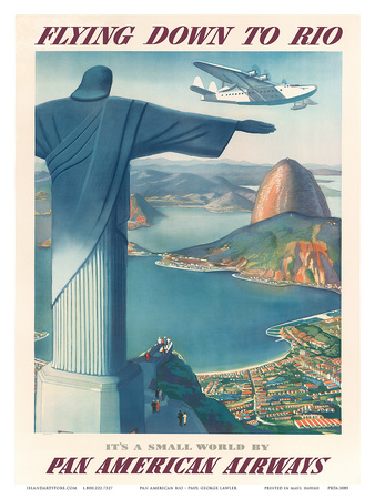 Buy Pan American: Flying Down to Rio, c.1930s at AllPosters.com