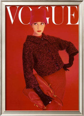 Buy Vogue Cover, Red Rose, August 1956 at AllPosters.com