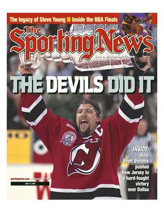 Buy New Jersey Devils' Scott Stevens - Stanley Cup Champions - June 19, 2000 at AllPosters.com