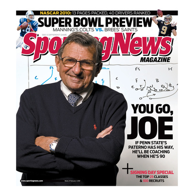 Buy Penn State Nittany Lions Head Coach Joe Paterno - February 1, 2010 at AllPosters.com