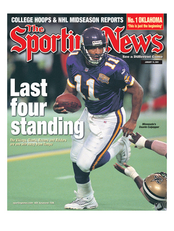 Buy Minnesota Vikings QB Daunte Culpepper - January 15, 2001 at AllPosters.com